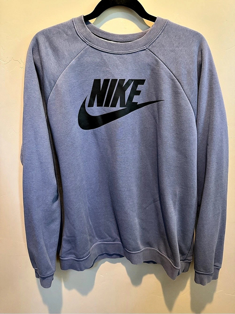 Women’s Nike Sportswear Crewneck Sweatshirt Swoosh Crewneck Sweatshirt Blue Size
